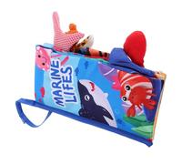 iplusmile Libros Ilustrados Primera Infancia Libro Suave Textura Crujiente Para Bebés Recién Nacidos Juguete De Tela Para Pequeños Temática Oceánica Entretenido