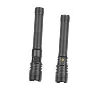 iplusmile Linterna Recargable USB de Aleación de Aluminio Linterna Ultrabrillante Xhp90 Zoom Telescópico Resistente al Agua para Camping Caza y Actividades al Aire Libre