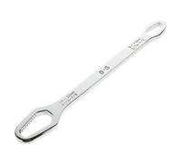 iplusmile Llave Inglesa Autoajustable Doble Cabeza Llave de Tuercas y Tornillos Resistente Diseño Antideslizante para Reparaciones y Uso Multifunción Blanca