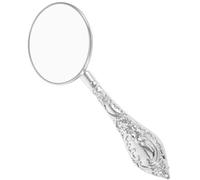 iplusmile Lupa de Mano Óptica Vintage Relieve Lupa para Joyería Mango Óptico de Metal para Monedas Lectura Inspección