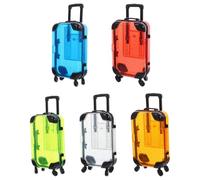 iplusmile Maleta Infantil de Viaje con Ruedas 5 Piezas Mini Maleta de Juguete para Pequeños 168 X 85 X 5 CM para Juegos de rol y Organización Educativa