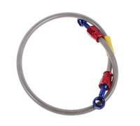 iplusmile Manguera de Freno Trenzada para Motocicleta Hidráulica, Tubo de Líquido de Embrague de Caucho y Acero, Compatible Motos de Cross, Atv y Dirt Bike, Línea de Freno Resistente a Alta