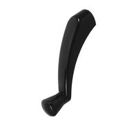 iplusmile Manivela Manual para Ventana Negra, Accesorio de Manija Metálica Resistente y Antióxido, Mecanismo de Apertura Suave, Repuesto para Puerta y Ventana, Uso Doméstico y Automotriz