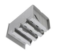 iplusmile Maqueta Arquitectónica Plástica para Montaje DIY Casa Ruinas para Paisaje Ferroviario y Escenario de Mesa de Arena