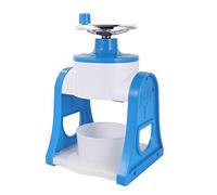 iplusmile Máquina Trituradora De Hielo Manual Mini Azul, Picadora De Hielo para Granizados y Batidos, Diseño Desmontable Fácil De Limpiar, Adecuado para Verano y Bebidas Congeladas