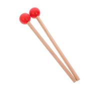 iplusmile Marimba Baquetas Rojo Mallets Percusión Suave para Xilófono y Marimba Instrumentos Musicales