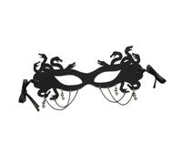 iplusmile Máscara de Cosplay Medusa para Mujer, Accesorio de Disfraz de Halloween, Máscara de Media Cara Diseño de Bruja, Adecuado para Fiestas de Mascarada y Carnaval