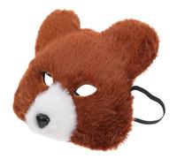 iplusmile Máscara de Oso Marrón Realista de Felpa y Plástico para Adultos, Ajuste Cómodo y Versátil para Fiestas de Disfraces y Eventos al Aire Libre