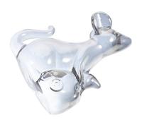 iplusmile Mascota de Té de Cristal Figura de Ratón de Cristal Animal del Zodiaco Chino Adorno Decorativo Forma de Ratón para Día Madre y Día del Padre