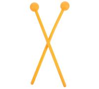 iplusmile Mazos De Glockenspiel De Plástico Abs Oro 2 Unidades Para Xilófono y Tambores De Lengua, Baquetas De Percusión Resistentes y Ergonómicas, Accesorios Para Instrumentos Musicales Infantiles