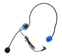 iplusmile Micrófono de Diadema Azul Ey-520 Ajustable para Hablar y Entrevistas, Auricular Audio Claro y Diseño Ligero para Uso Cómodo en Presentaciones y Grabaciones Profesionales