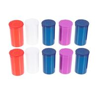 iplusmile Mini Botella de Medicina Válvula, 10 Piezas, Envase Plástico Transparente para Medicamentos, Práctico para Uso Diario y Traslado Color Aleatorio