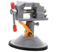 iplusmile Mini Prensa de Banco con Ventosa Giratoria Abrazadera de Mesa Portátil para Carpintería Soldadura y Bricolaje sin Clavos Sujeción Estable para Trabajos Precisos