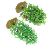 iplusmile Modelo de Árbol Frutal Artificial, Mini Árbol de Plástico, 2 Piezas, Forma Realista, Decoración DIY para Micro Paisajes y Dioramas en Miniatura