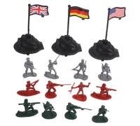 iplusmile Modelo De Soldado Moderno para Mesa De Arena, Figuras De Soldaditos De Juguete De Plástico, Tamaño Mini 300 Piezas, Adecuado para Simulación De Combate y Proyectos DIY