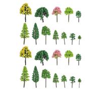 iplusmile Modelos de Árboles Miniatura para Diorama 55 Piezas Árboles de Bricolaje 3-7 CM Accesorios para Mesa de Arena Decoración Artesanal para Paisajes y Maquetas