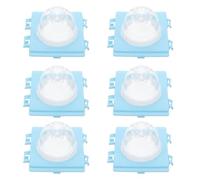 iplusmile Módulo Conector Externo para Jaula de Hámster 6 Piezas Kit de Expansión de Túneles Azul para Mascotas Pequeñas Placa Modular para Modificación y Conexión de Tubos Jaulas