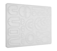 iplusmile Molde de Silicona para Pendientes y Colgantes Set Múltiple para Joyería DIY Molde de Resina Epoxi para Manualidades Silicona Flexible para Principiantes Herramientas para