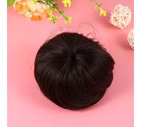 iplusmile Moño de Cabello Sintético Marrón Fibra Resistente al Calor, Fácil de Usar y Añadir Volumen, Adecuado para Recogidos Diarios Elegantes y Prácticos