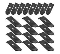iplusmile Nivelador de Fijación Multiusos, Niveladores de Mesa de Hierro, 20 Pcs, Negro, para Superficies de Muebles y Mesa, Fácil Instalación, Gran Capacidad de Carga