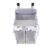 iplusmile Organizador de Cuna Colgante con Diseño de Animales Almacenamiento para Pañales y Artículos Esenciales de Ñiño Bolsa E Hipoalergénica para Habitación Infantil Adecuado