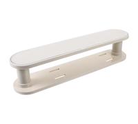 iplusmile Organizador de Perchas Telescópico Doble Capa Beige sin Perforaciones Resistencia al Desgaste y Rotura para Balcón y Cuarto de Lavado