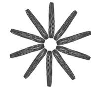 iplusmile Orugas de Goma para Tanque RC 10 Piezas Negras de Repuesto | Modelo para Mejoras de Robótica, Antideslizante y Bordes sin Rebabas, Paquete de 10 Unidades