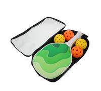 iplusmile Palas de Pickleball Profesionales con Diseño Vibrante Construcción Termoformada y Bordes Reforzados Kit de Entrenamiento Ligero con Palas Pelotas y Bolsa para Interior y Exterior