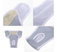 iplusmile Pañales Lavables para Perros Hembras Braguitas Sanitarias Ajustables de Algodón Talla XL 34-40 CM para Perras Celo Protección Antimanchas Cómoda y Transpirable Ropa Interior