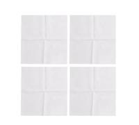 iplusmile Paño para Limpiar Gafas de Microfibra Blanco 4 Piezas Paño de Limpieza de Gafas 20x20cm, para Limpiar Manchas y Suciedad, para Pantallas de Móvil