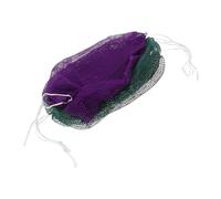 iplusmile Paños Exfoliantes de Ducha Africanos Elásticos 3 Unidades Verde Oscuro Negro Violeta Oscuro Toallas Exfoliantes Corporales para Baño y Espalda Esponjas de Red para Limpieza y