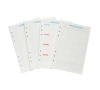 iplusmile Papel de Hojas Sueltas A6 para Recambio de Cuaderno 6 Agujeros, Papel para Uso Diario y Escritura