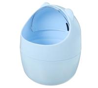 iplusmile Papelera de Escritorio con Tapa Pequeño Bote de Basura Decorativo para Oficina y Hogar Contenedor Resistente y Funcional para Basura Encimeras Diseño Animalador Azul