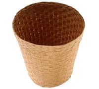 iplusmile Papelera Tejida de Estilo Natural para Oficina y Hogar, Cesta de Basura Doméstica Multifuncional en Color Original, Cesto de Almacenamiento Resistente y Decorativo para Baño