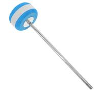 iplusmile Parche de Baqueta Maza para Bombo Maza para Pedal Fieltro Azul y Claro para Pedal de Batería Accesorio para Instrumento de Percusión Uso Práctica y Estudio