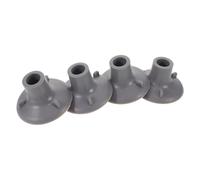 iplusmile Patas de Repuesto Antideslizantes para Silla de Ducha 24 MM Ventosa Azul Gris 4 Unidades Puntas de Goma para Baño y Banco de Transferencia Accesorios para Sillas de Baño