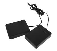 iplusmile Pedal de Bombo Electrónico Doble con Conector de 3,5 Mm, Kit Compacto para Batería Eléctrica, Piezas y Accesorios de Batería Electrónica, Adecuado para Práctica y Eventos