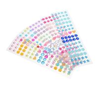 iplusmile Pegatinas Multicolor de Gemas de Imitación Autoadhesivas de Acrílico en 5 Hojas Color Aleatorio para Manualidades y Decoración de Teléfonos y Placas de Coche