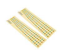 iplusmile Pegatinas Para Practicar Escala 4 Cuerdas, 2 Unidades, Material Seguro y Duradero, Accesorio Preciso Para Diapasón, Adecuado Para Aprendizaje y Práctica Eléctrico