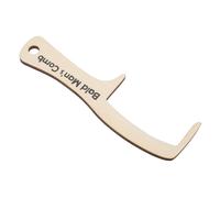 iplusmile Peine de Madera Grande Cabello Dientes Anchos 1 Unidad Cómodo para Hombres y Mujeres Cuidado Personal Masajeador Cuero Cabelludo Uso Diario en Hogar y Oficina