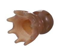 iplusmile Peine Masajeador De Cuerno De Yak Antistático 1 Unidad Tamaño Mediano Para Masaje Del Cuero Cabelludo Confort Femenino Uso Diario Diseño Creativo