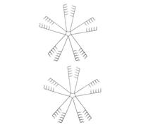 iplusmile Peine para Volumen de Dientes Anchos Textura Esponjosa Set de 10 Unidades Gris Herramienta para Levantar Raíces y Cardar Cabello Adecuado para Peinar Flequillo y Añadir Cuerpo