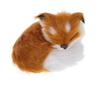 iplusmile Peluches De Realista para Niños, Mini Tamaño Pequeño, De Piel Sintética Marrón Claro, Decorativo para Hogar y Oficina, Juguete Seguro y Estático, Figura Coleccionable De 1 Unidad