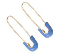iplusmile Pendientes de Imperdible para Mujer 1 Par de Pendientes de Alfiler Multicolor Esmalte Azul Ligeros y Seguros Joyería de Moda para Niñas y Uso Diario