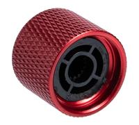 iplusmile Perilla Metálica Roja para Guitarra Eléctrica Control de Volumen y Conexión de Potenciómetro, Accesorio Profesional para Reemplazo Fácil