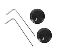 iplusmile Perillas de Potenciómetro de Aluminio Ajuste Preciso y Duradero para Guitarra, Juego 2 Piezas, Perillas Giratorias de Control de Volumen y Tono, Accesorios para Amplificadores