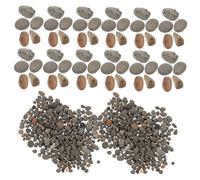 iplusmile Piedras Decorativas para Mini Jardín Guijarros Pulidos Kit de Material para Diorama y Micropaisaje Bolsa para Bricolaje