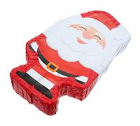 iplusmile Piñata Navideña de Papá Noel en Papel Rojo para Decoración de Fiesta Tradicional y Centro de Mesa en Reuniones Familiares y Eventos Corporativos