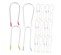 iplusmile Pinzas 32 Rulos Calientes para Acero Inoxidable de Repuesto Clips Seguros y Confiables Ideales para Rizadores Eléctricos Uso en Casa y Profesionales