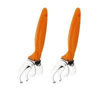 iplusmile Pinzas Anti-escaldaduras Diseño Piezas Función Ergonómico y para de de Acero Inoxidable 2 para Servir Platos Calientes Platos Cocina